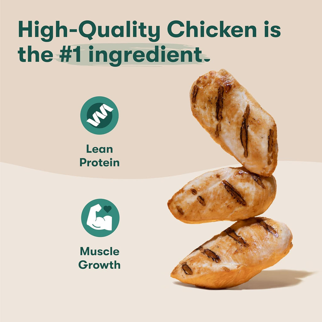 Jinx Chicken & Banana Training Treats for Dogs and Puppies, Low-Calorie, All Natural, Slow-Smoked Real Chicken, No Fillers 4oz, 6 Pack