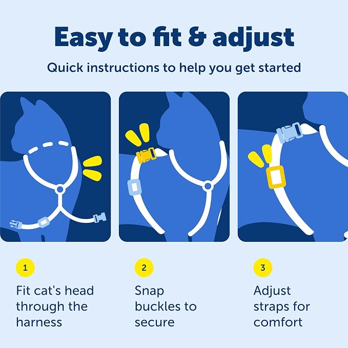 PetSafe Come With Me Kitty Cat Harness & Bungee Leash - Image 7