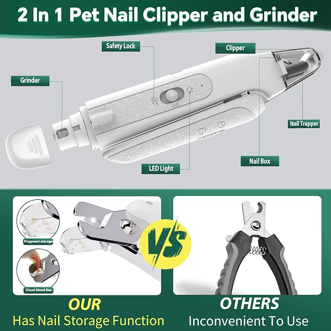 CATPICK 2-in-1 Cat Nail Clippers & Dog Nail Clippers Trimmers - Image 2