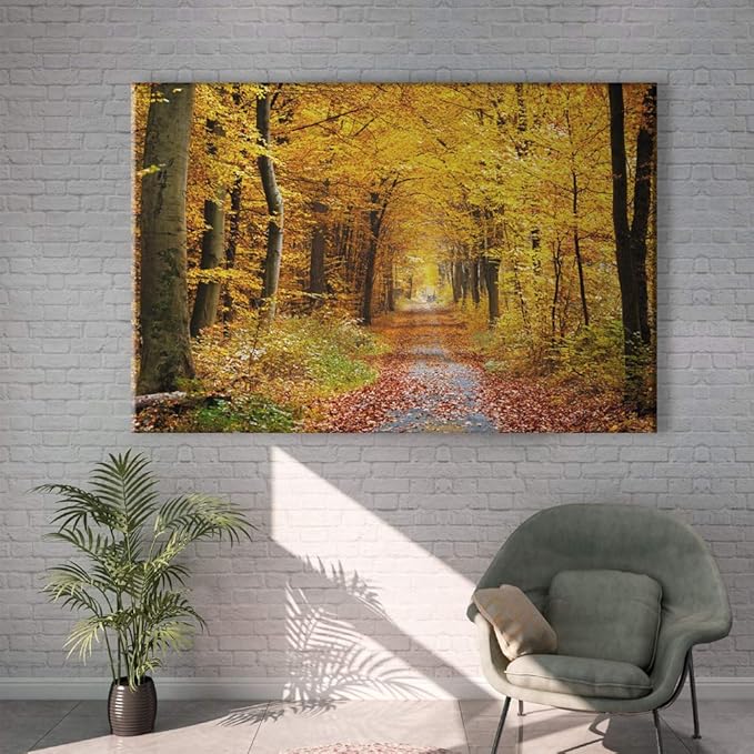 SIGNWIN-Canvas Wall Art-Sunshine in The Forest -Canvas Prints Home Artwork Decoration for Living Room,Bedroom - 24x36 inches