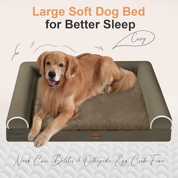 Large Dog Bed Orthopedic Washable: Extra Large Sized Beds - Image 2