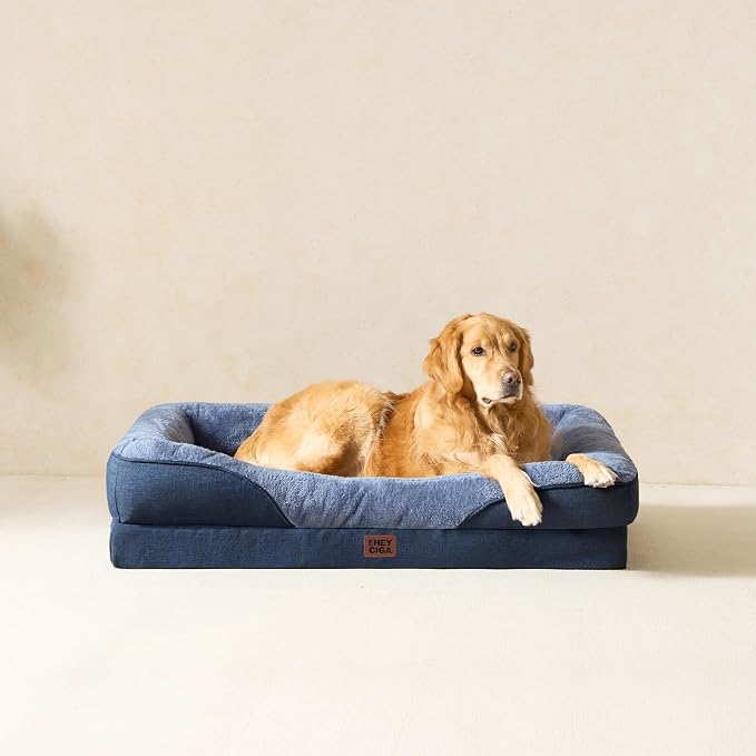 EHEYCIGA Orthopedic XL Dog Bed for Large Sized Dog, Waterproof Liner & Washable - Image 8