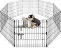 PEEKABOO Dog Pen Pet Playpen Dog Fence Indoor Foldable Metal Wire Exercise by Peekaboo