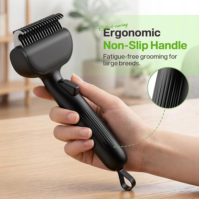 Pecute Self-Cleaning Undercoat Rake - Image 7