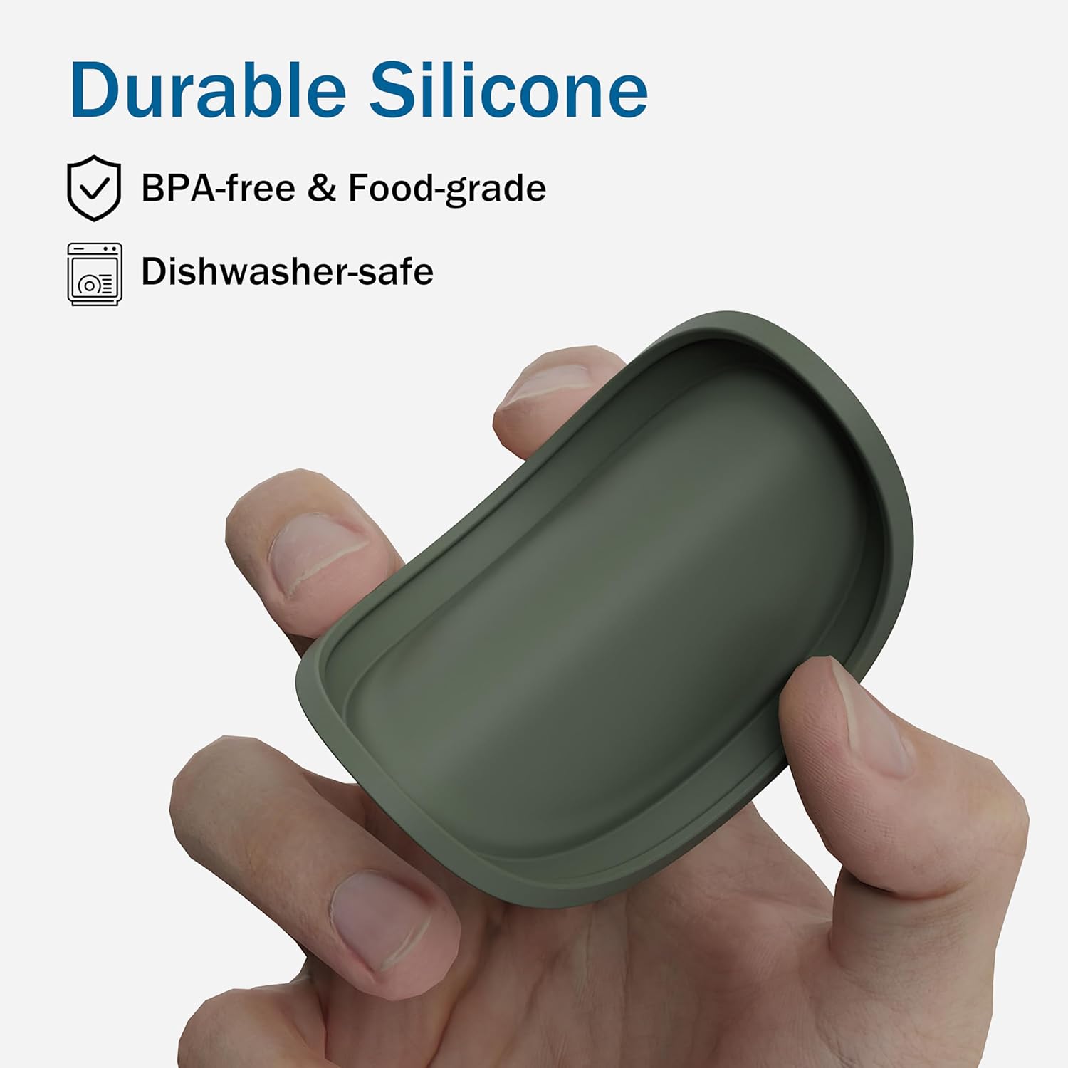 OHMO 2 Pack Pet Food Can Lids, (12.5-14oz) BPA Free Silicone Covers for Cat and Dog Food Cans, Camo&Light Green