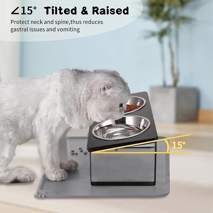 Upgraded Elevated Cat Bowls - Image 4