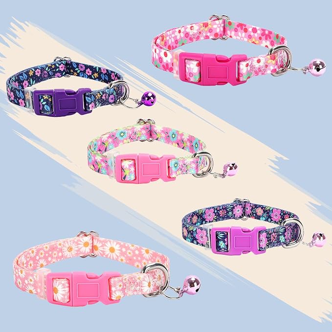 Puppy Collar with Bell，Nylon - Image 5
