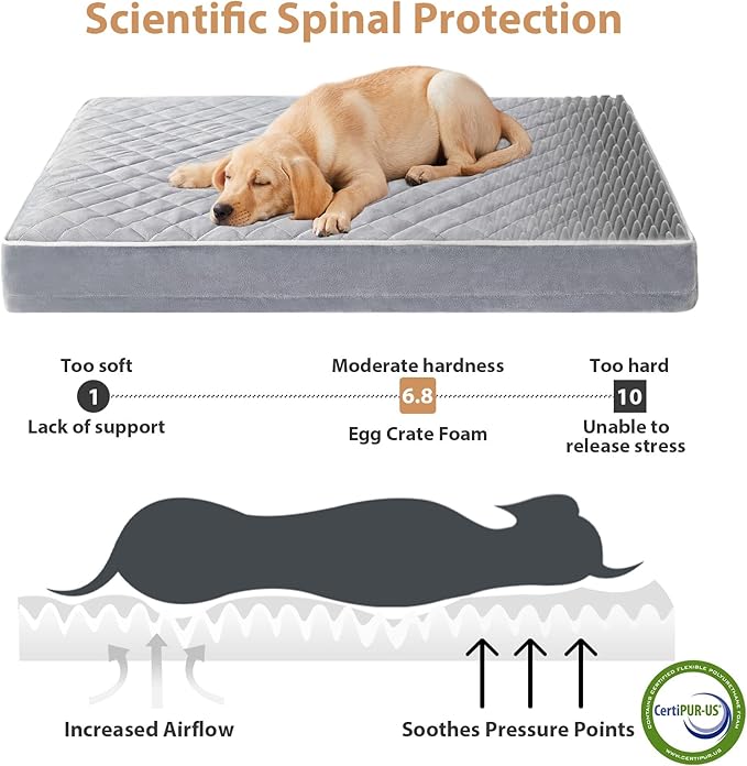 WNPETHOME Orthopedic Dog Bed Medium Size Dog, Waterproof Medium Dogs Bed - Image 3