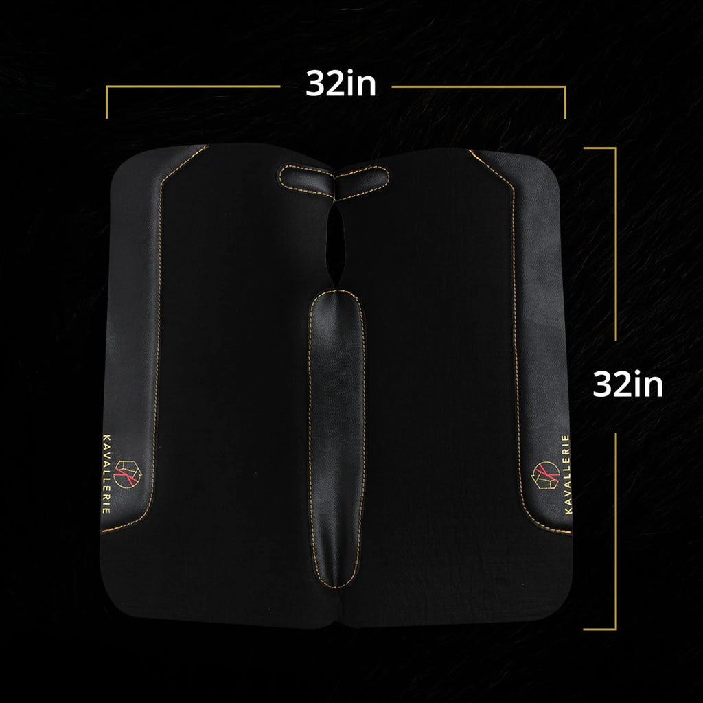 Kavallerie All-Purpose Saddle Pad with Quilted Anti-Slip Padding and Breathable Mesh Fabric for Maximum Airflow and Comfort, Works for English