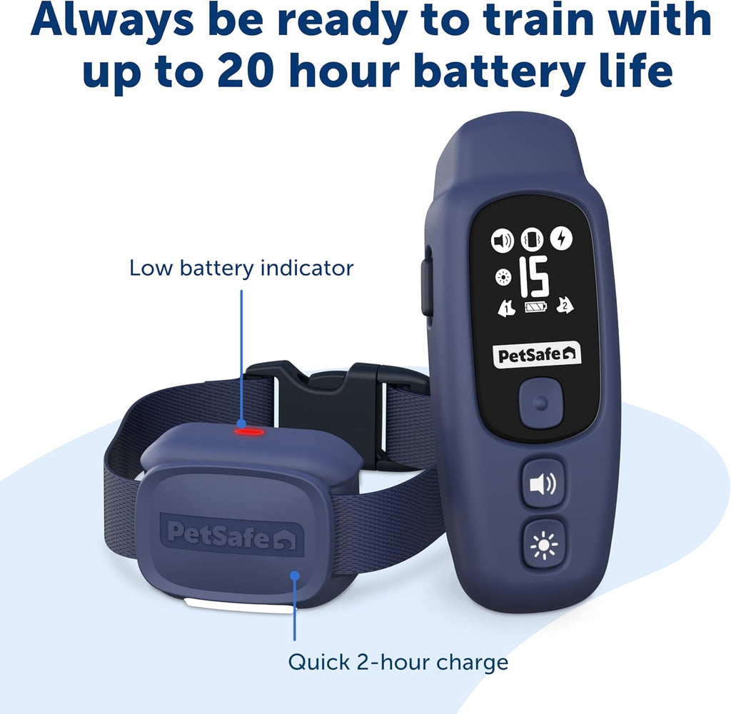 PetSafe Core Dog Trainer with Remote – Waterproof Training Collar – 1000 Foot Range – Tone, Vibration and 15 Levels of Static