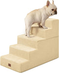 EHEYCIGA Dog Stairs for High Bed 22.5" H, 5-Step Dog Steps for Bed, Pet Steps by EHEYCIGA