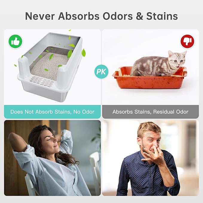 WoofiGo Stainless Steel Cat Litter Box - Image 6