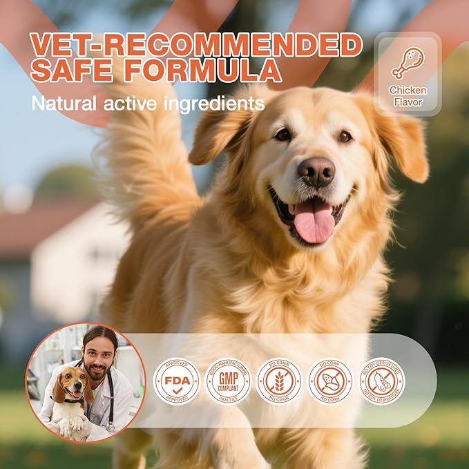 180 Chews Dog Allergy Chews, Itching Skin Relief, Natural Dog Allergy Relief - Image 7