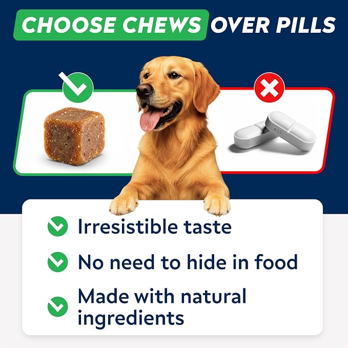 StrellaLab Dog Allergy Relief & Anti Itch Support Chews w/Omega 3: Real - Image 7