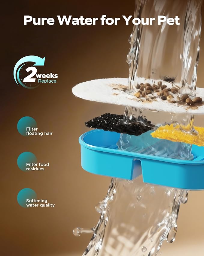 Wireless Cat Water Fountain Cordless: Stainless Steel Cat Fountains - Image 8