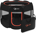 Siedihit Black Dog Cat Playpen, Puppy Pet Playpen Indoor by Siedihit