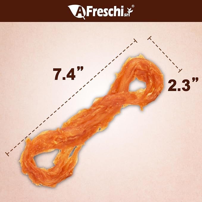 A Freschi srl Turkey Tendons for Dogs, USA-Sourced, Healthy Dog Treats - Image 2