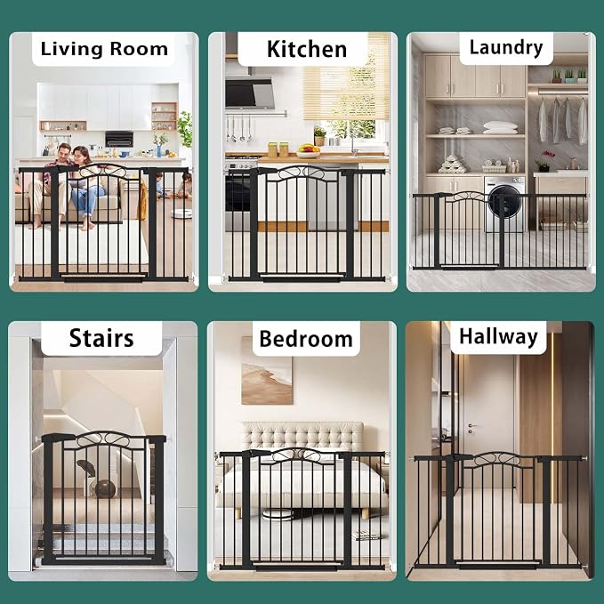 Fairy Baby 57.1"-59.8" Extra Wide Baby Gates - Image 8