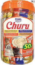 INABA Churu Cat Treats, Squeezable Creamy Purée Cat Treat by INABA