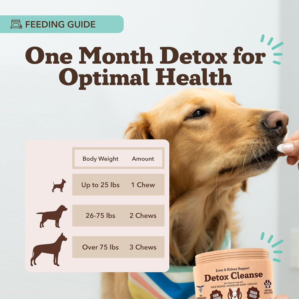 Natural Dog Company Stinky Liver & Kidney Supplement Chews, Complete Detox Cleanse & Major Organ Support, Advanced Liver and Kidney Health Support for Dogs, Enhances Digestion and Immunity 90 Chews