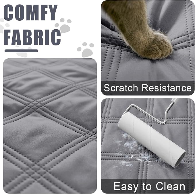 Smiry Waterproof Dog Bed Cover Blanket 40x80, Soft Reversible Pet Blanket - Image 4