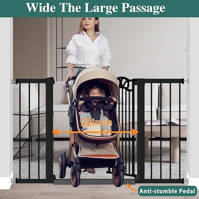 Fairy Baby 54.4"-57.0" Extra Wide Baby Gate - Image 5