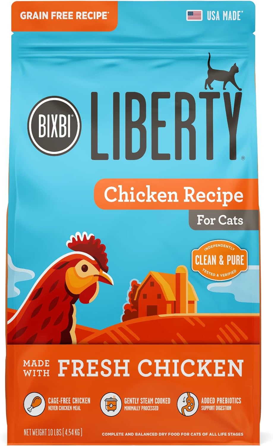 BIXBI Liberty Dry Food Chicken Recipe for Cats, 3lb