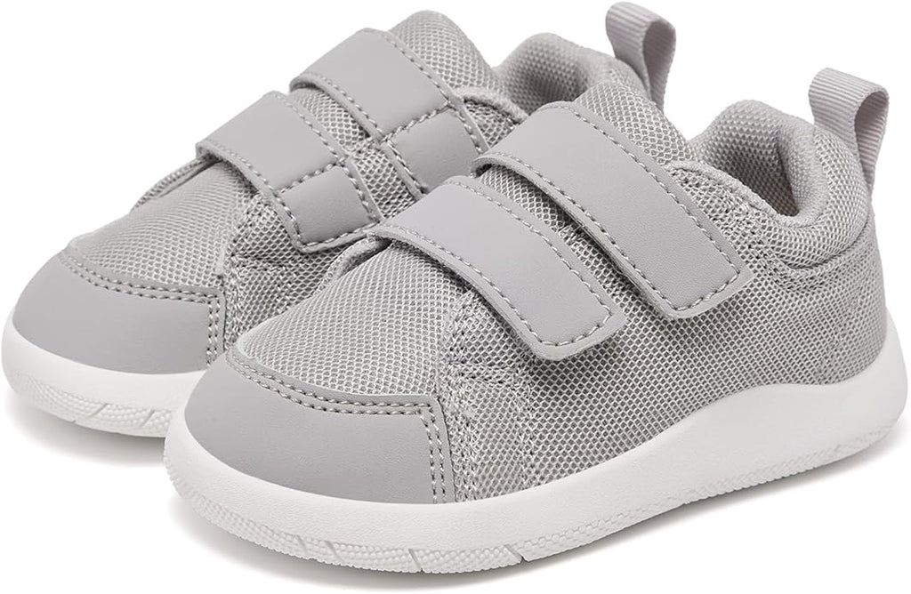 MORENDL Wide Toe Box Shoes Toddler Barefoot Shoes Baby Walking Shoe Boy Girl Non-Slip Zero Drop Minimalist Sneakers Comfort Tennis Outdoor Activities