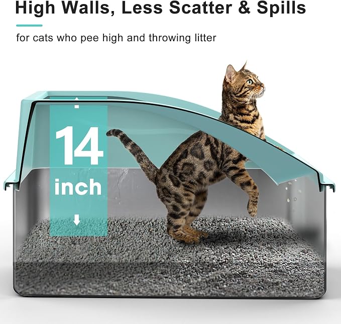 Stainless Steel Litter Box | XXL Deepened 8" Design Enclosed Box - Image 2