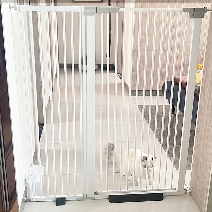 41" Tall Safety Pet Gate, Adjustable 29.92"-43.71" Wide, No Drilling Pressure - Image 7
