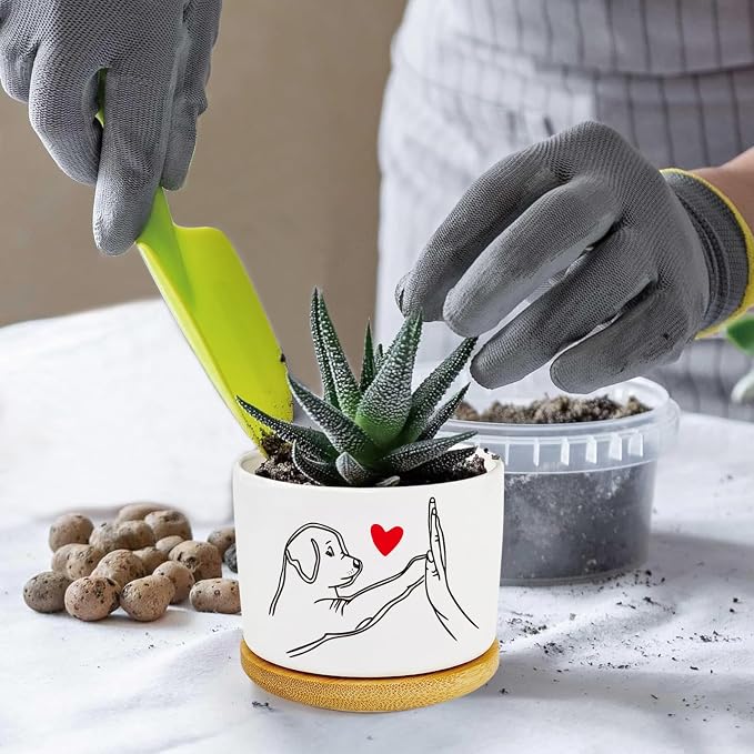 Window Garden Dog Planter Pots, Dog Gifts - Image 5