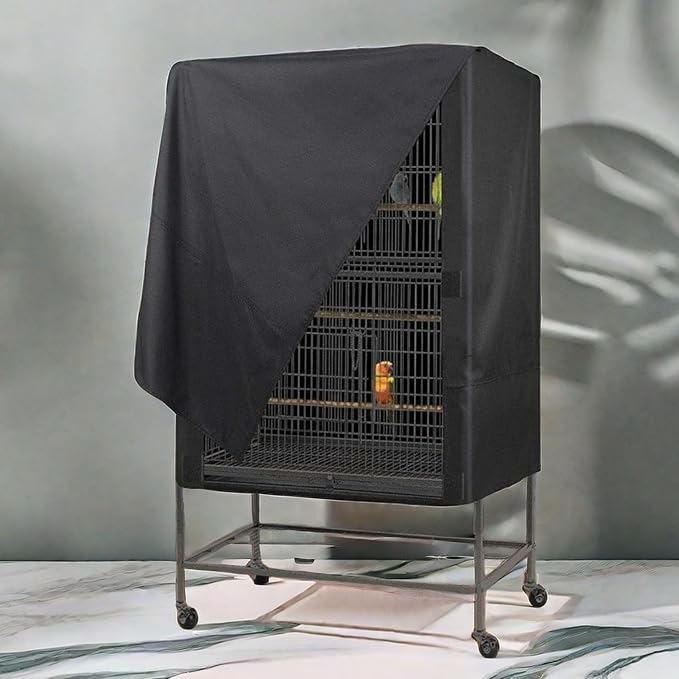 Bird Cage Cover Black Out, Protects Pets Privacy, Comfortable, Breathable - Image 5