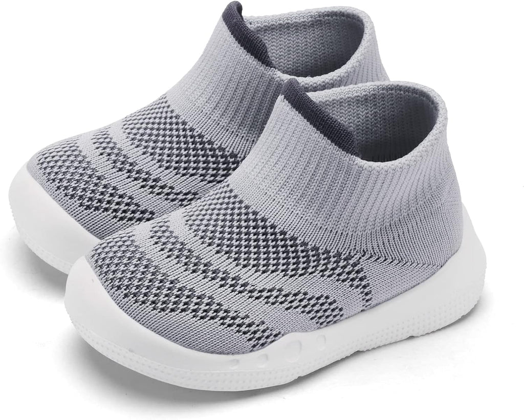 Engtoy Baby Shoes & Socks - Non-Slip Breathable Slippers with Soft Rubber Sole - Baby Boys & Girls Slip On Sneakers
