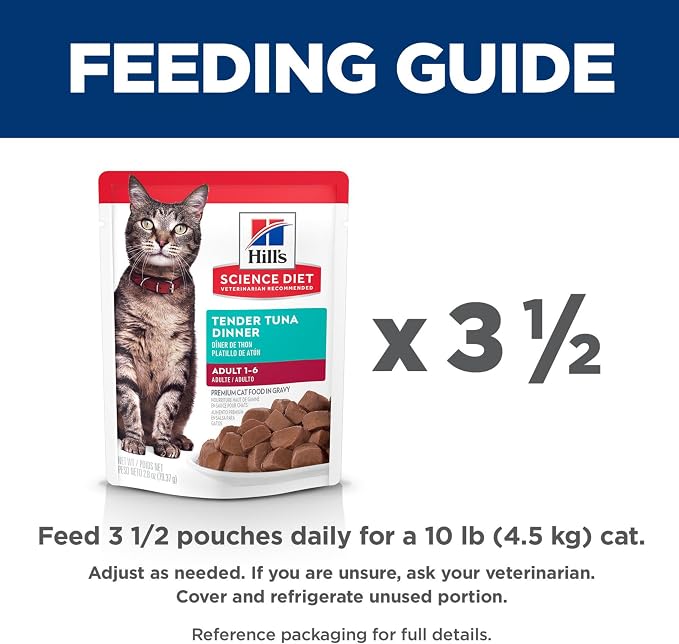 Hill's Science Diet Adult 1-6 Wet Cat Food, 2.8 oz. Pouches - Image 9
