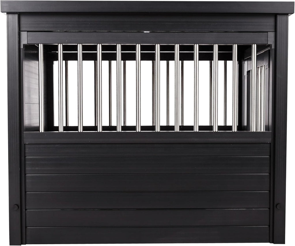New Age Pet ecoFLEX Pet Crate/End Table, Small, Espresso 23.8"L x 18.2"W x 22.2"H