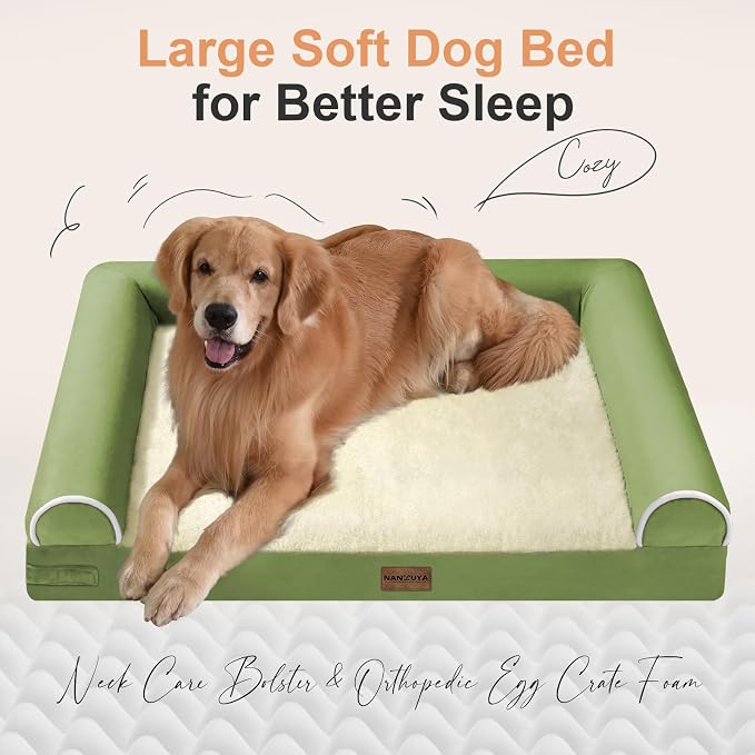 Large Dog Bed Orthopedic Washable: Beds Bolster XXL Bed Big XLarge Dogs Egg - Image 2