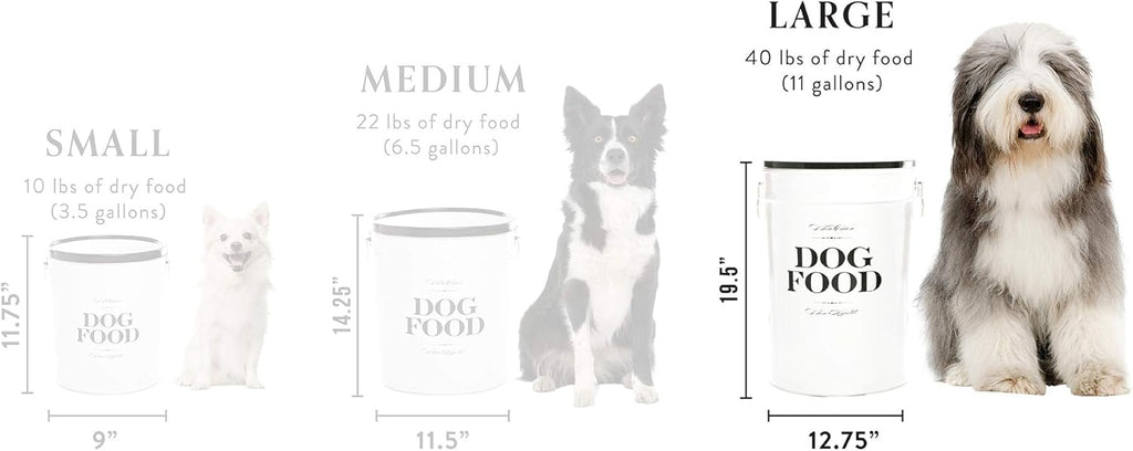Harry Barker Pet Food Storage Collection, Bon Chien Food Storage - Large