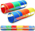 Hide N Side 2-Pack 6ft/12ft Crawl Through Play Tunnel Toy, Pop up Tunnel by HideNSide