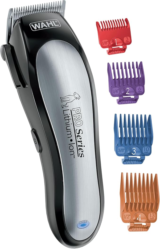 Wahl USA Lithium Ion Pro Series Cordless Animal Clippers – Rechargeable by Wahl