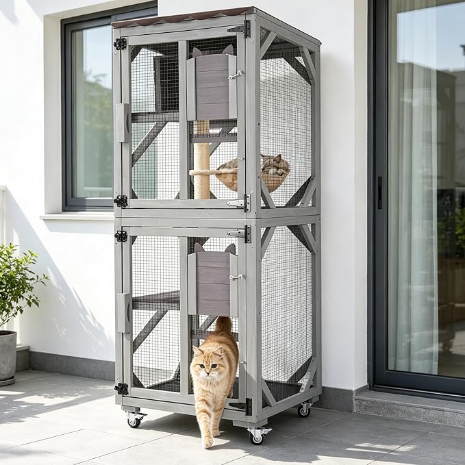 Aivituvin Catio Outdoor Cat Enclosure by Aivituvin