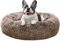 JOLLYVOGUE Calming Dog Beds Large Sized Dog, 36in Donut Washable Large Pet Bed by JOLLYVOGUE