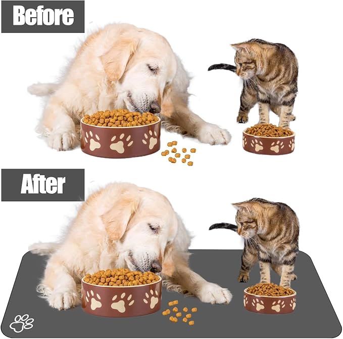 Large Pet Feeding Mat, Bohemia Absorbent Quick Dry Dog Mat - Image 2