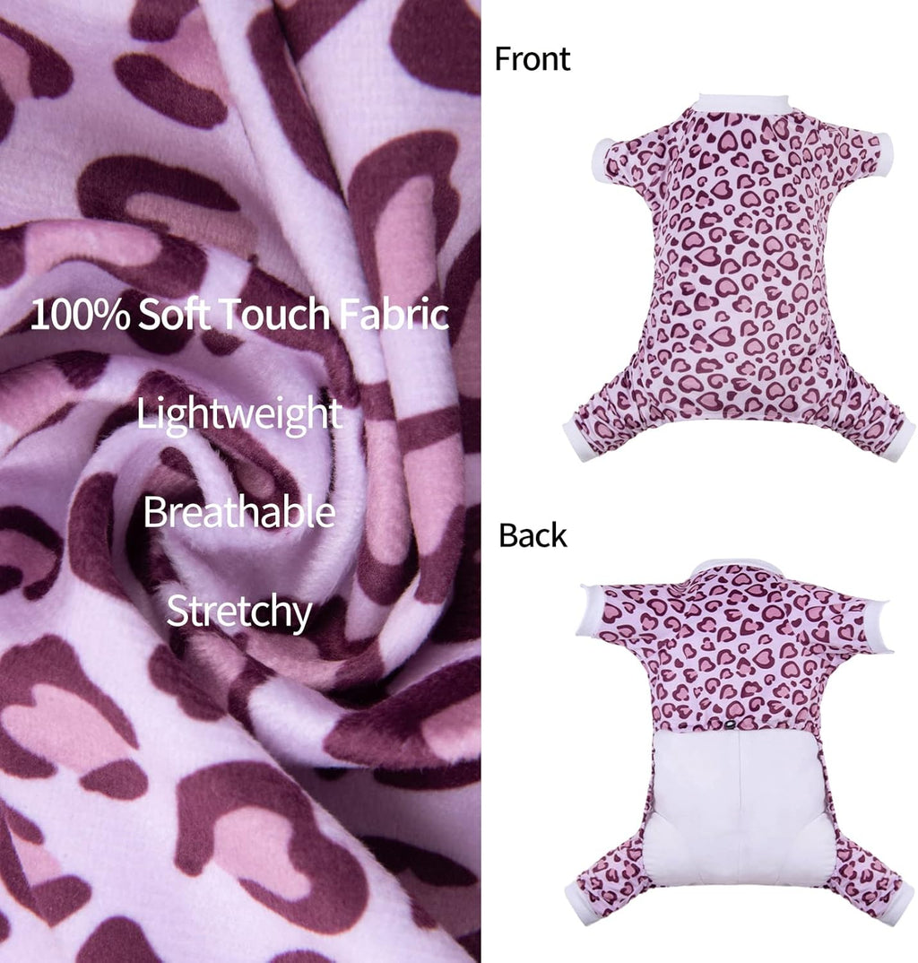 CuteBone Dog Halloween Pajamas Puppy Onesies Small Dogs Soft Pjs Coat Cat Apparel Comfy Pet Christmas Clothes Outfit Doggie Bodysuit P226L