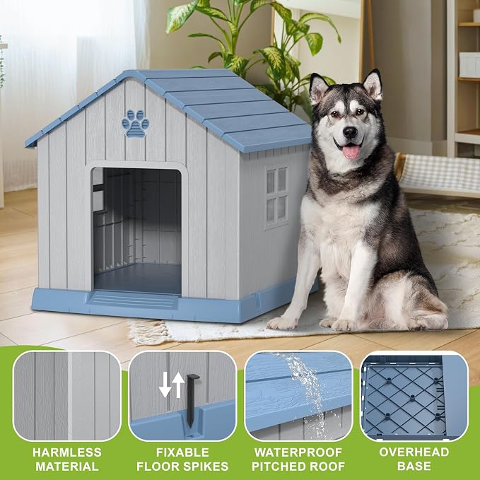 DRATO Dog House Indoor Outdoor for Small to Large Sized Dogs Indoor Outdoor - Image 5