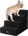 EHEYCIGA Dog Stairs for Bed 18" H, 4-Step Dog Steps for High Bed, Pet Steps for by EHEYCIGA