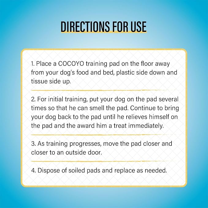COCOYO Best Value 22"x22" Dog Training Pads 50 Count | Dog Pee | Super - Image 7