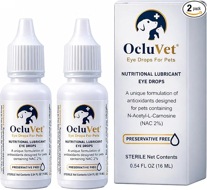 Eye Drops for Pets | Clinically Studied Antioxidants for Pets | Made in The USA by OcluVet