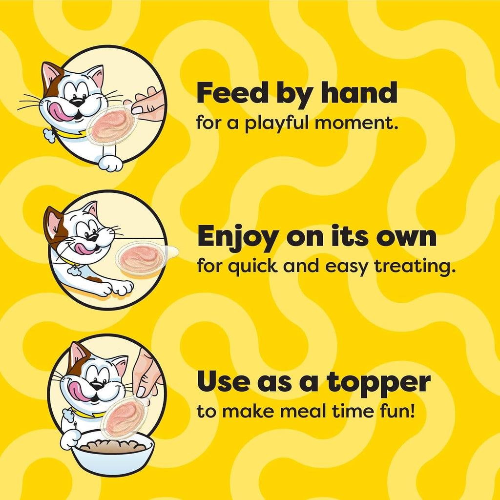 Temptations Lickable Spoons Adult Wet Cat Treats, 48 Spoons, Variety Pack