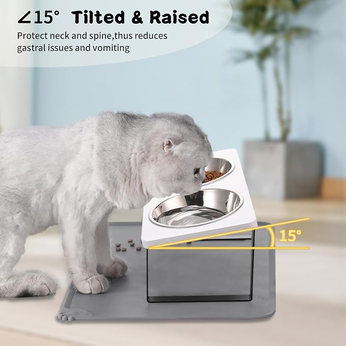 Upgraded Elevated Cat Bowls - Image 4