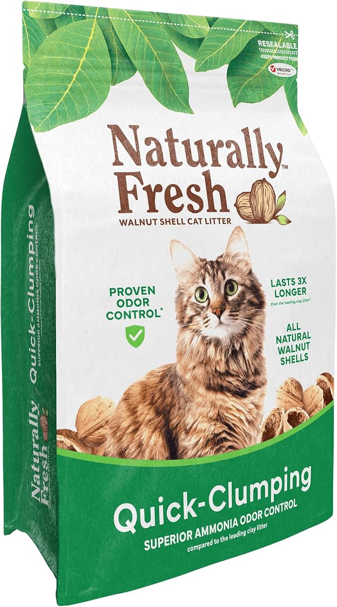 Naturally Fresh Cat Litter Made from Walnut Shells, Quick-Clumping, Easy - Image 6